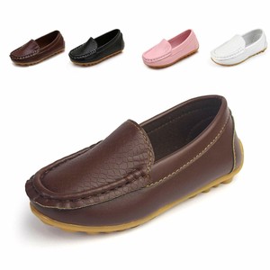 girls leather loafers