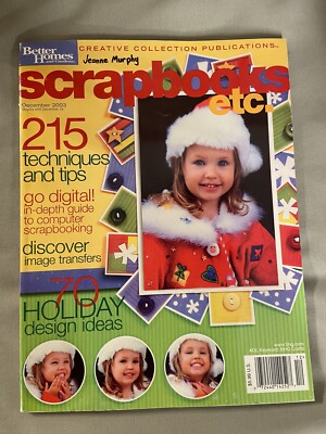 SCRAPBOOKS ETC  Magazine November December 2003 Paper and Photo Crafts Ideas