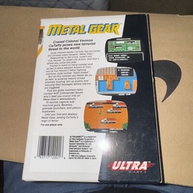 Metal Gear Nintendo Nes Game Cleaned and Tested