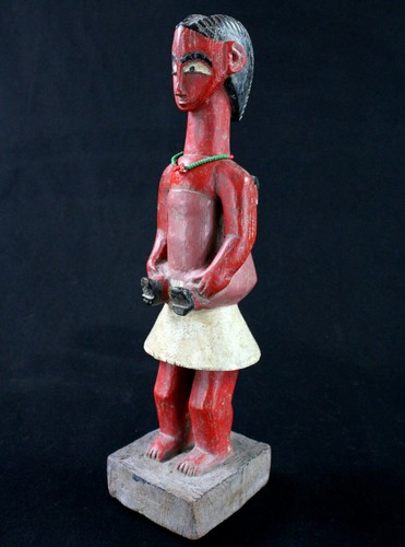 Art Africain - "Colon" Baoulé Baule Maternité - Pièce de Fécondité - 33,5 Cms - Photo 10 sur 11