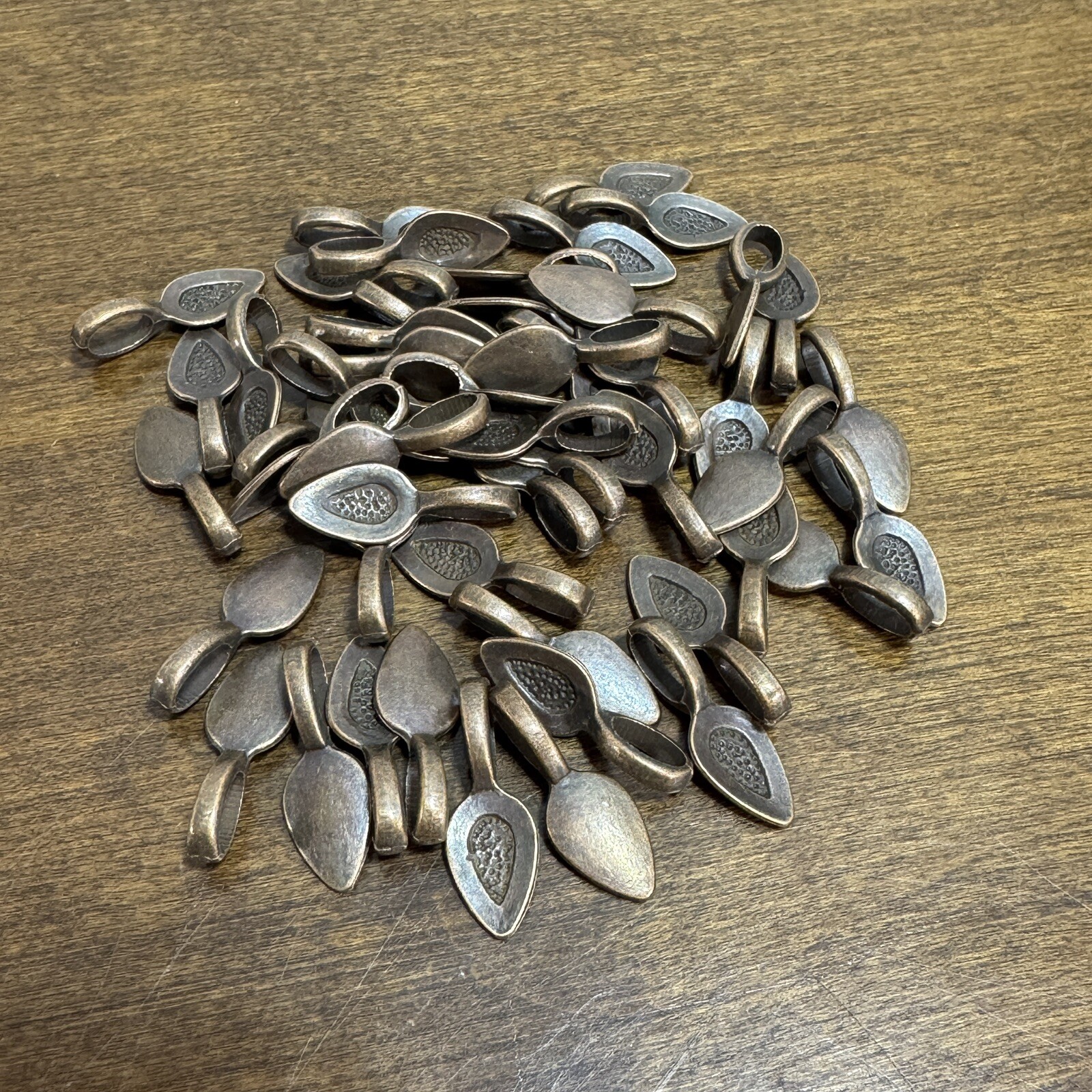 642 Bails Aanraku Silver-Plated Leaf 292 Large 300 Small 50 Bronze Craft Supply
