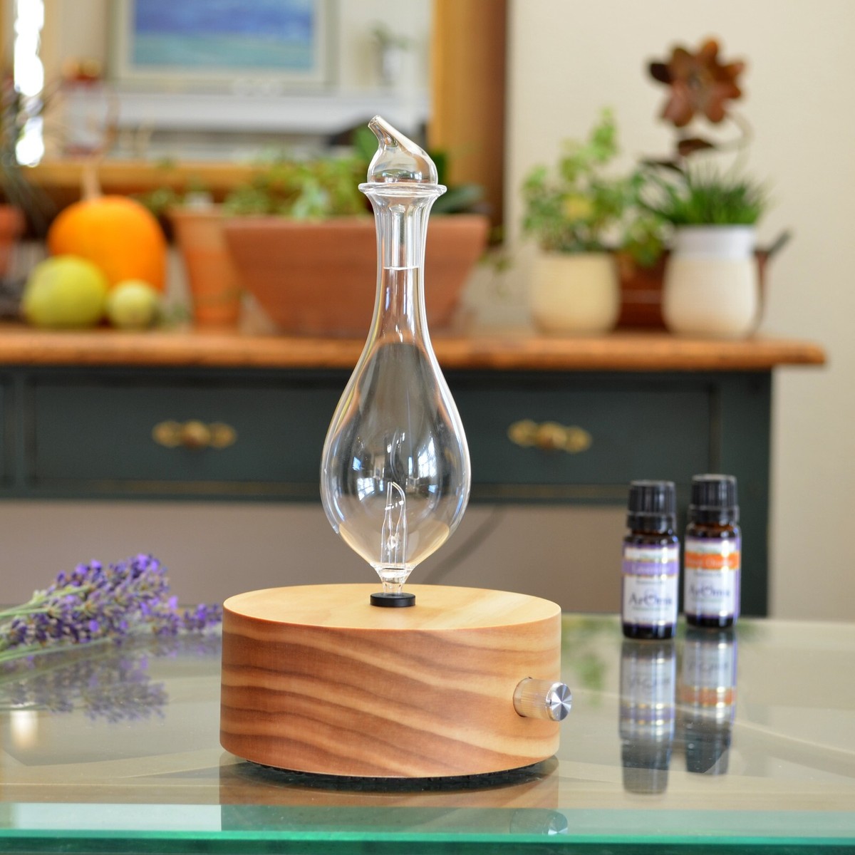 ArOmis - Professional Wood & Glass Aromatherapy Nebulizing