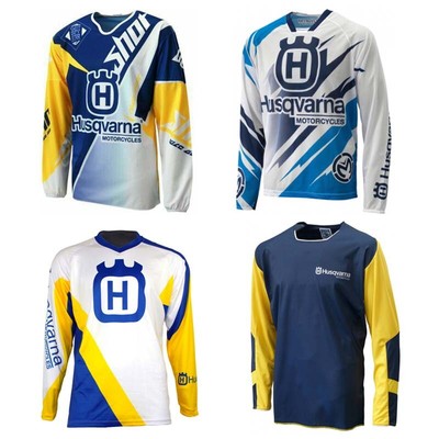 HUSQVARNA MOTO Logo Uomo Manica Lunga T-SHIRT MOTOCROSS RACING Sports | eBay