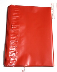 800 10X13 Red Shipping Mailers Plastic Envelopes (Defective product no return)