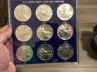 U.S. SILVER EAGLES YEAR SET 1986-1994 SET OF 9 BU COINS IN PLASTIC WORTH A LOOK!