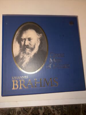JOHANNES BRAHMS Time Life Great Men of Music Vinyl Box Set 4 LP
