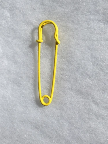Kilt Pin Safety Pin Cloth Needle Jewelry Pins Cloth 7 CM Yellow Kilt Cloth