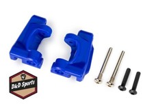 Traxxas 9136-BLUE - Caster Blocks Blue C-Hubs Extreme Heavy Duty Modified 