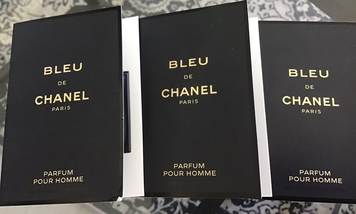 Chanel Bleu de Chanel Parfum 3 X Spray Samples 1.5ml / 0.05