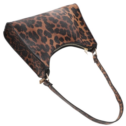 Leopard Underarm Bag Ladies Handbags Shoulder for Women Travel Shopping - Picture 8 of 12