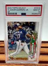 2020 Topps Holiday Vladimir Guerrero SP #HW49 PSA 10 GEM MINT SANTA BELT