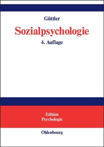 Thumbnail - Peter O Gttler Sozialpsychologie (gebundene Ausgabe) (us Import)