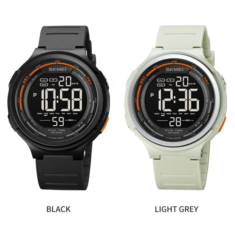 Mens Stopwatch 1841 Waterproof LED Count Swim SKMEI Watches Wristwatch Men Down