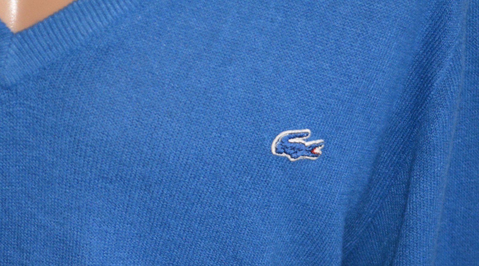 lacoste blue alligator
