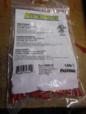 22-16 AWG 8 Stud Vinyl Insulated Butted Seam Fork Terminal QTY 100