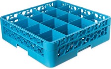 Opticlean Glass Rack 16 Compartments With 1 Extender For Kitchens And Restaurant