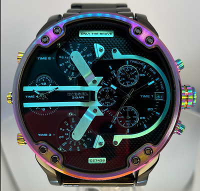 Montre Diesel Mr. Daddy 2.0 DZ7435 - Chronographe Oversize 57mm, Neuve Avec étiquettes