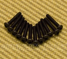 001-7031-049 12 Fender Saddle Intonation Screws Stratocaster/Telecaster Black