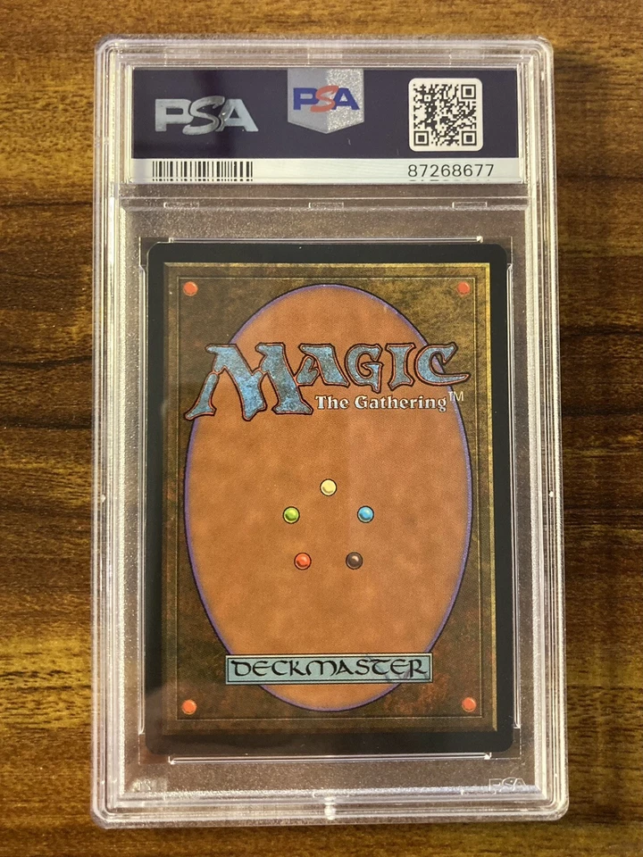 MTG✨CIRCLE OF DESPAIR✨Mirage PSA 9 MINT RARE Enchantment Reserve List POP 2 ! - Image 2 of 4
