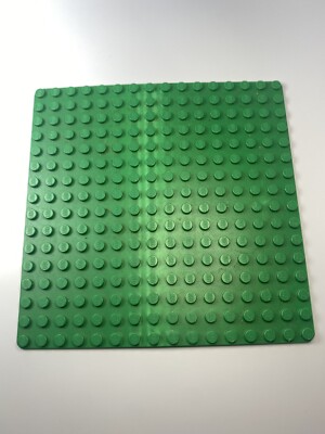 LEGO Green 16x16 (5in x 5in) Thin Base Plate Baseplate - BENT - GOOD FOR BUILDS