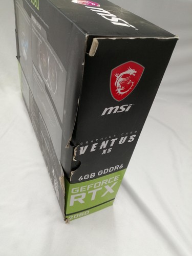 Carte Graphique MSI GEFORCE RTX 2060 VENTUS XS 6G En Bon État Provenant Du Japon - Photo 3/11