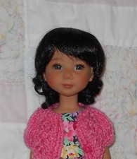 Kemper WISPY TODDLER Doll Wig SIZE 7/8 DARK BROWN Short Layers W/Curls NS NWT