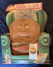 Vintage 1987 Couch Potato PAL Coleco Plush Stuffed Animal Toy