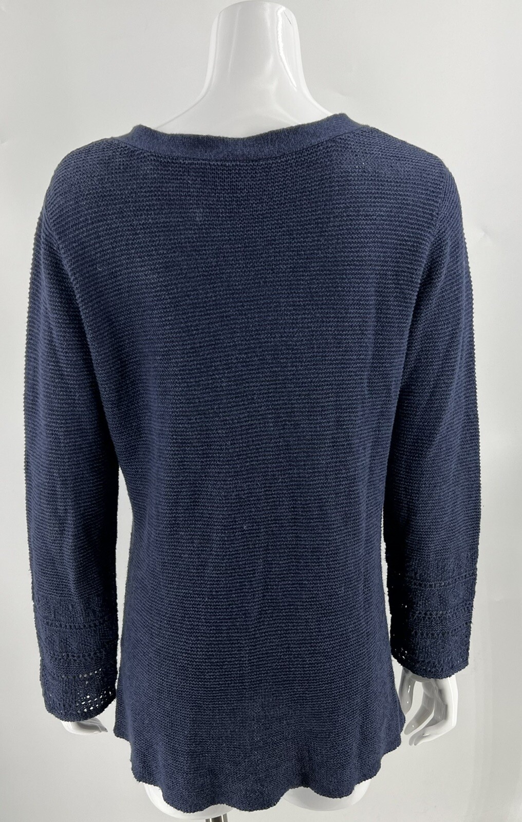 Pendleton Womens Tunic Sweater Size Large Blue Ti… - image 3