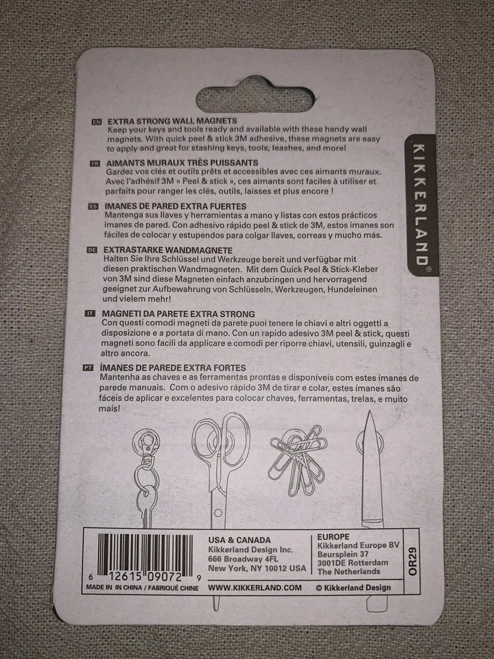 imanes de pared extra fuertes kikkerland Foto 2 de 2