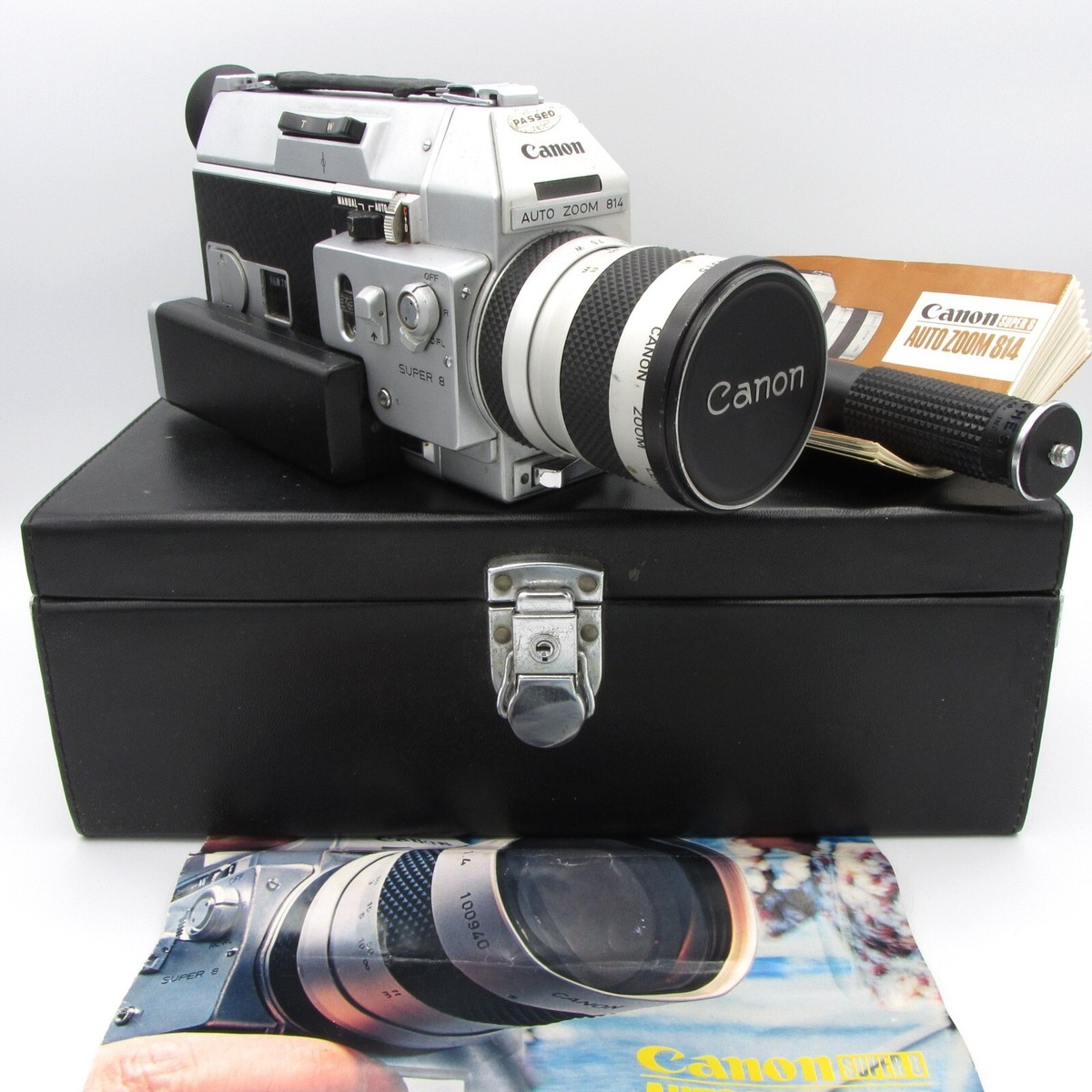 Canon Super 8 Auto Zoom 8mm Movie Film Camera Japan with Canon Super 8 Auto Zoom 8mm Movie Film Camera Japan with