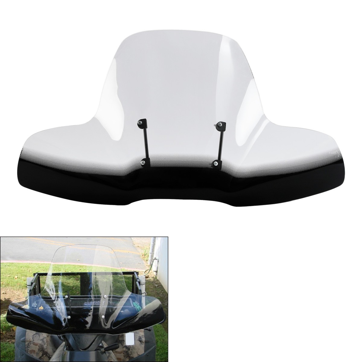 Large Windshield Windscreen FIT For Polaris Arctic Cat Honda