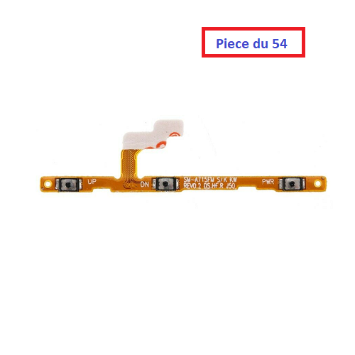 Bouton Power ON/OFF + Volume Pour Infinix Smart 6 - Neuf - Compatible - Noir