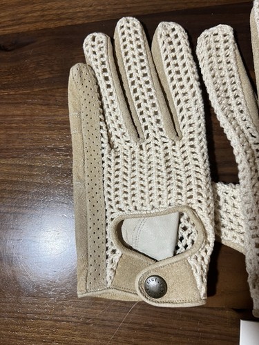 Aime Leon Dore ALD / Porsche 993 Turbo Leather Driving Gloves Size L/XL Tan - Picture 2 of 7
