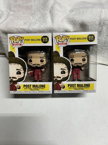 Funko Pop Rocks Post Malone Vinyl Figure BRAND NEW SHIPS NOW - 第 1/2 張圖片