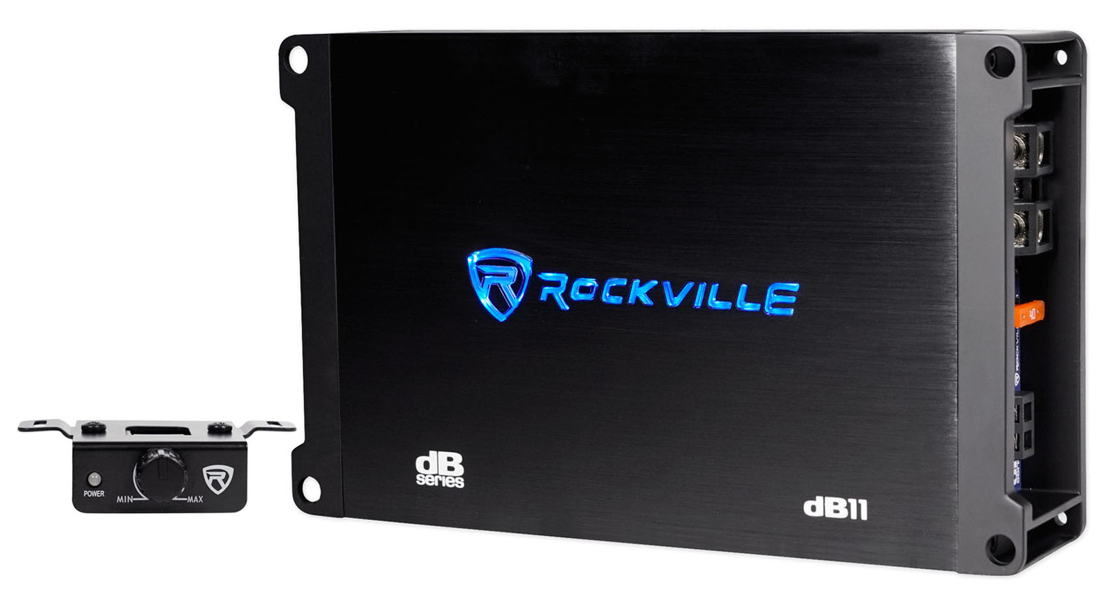 Rockville dB11 1400 Вт Пик350 Вт RMS Моно 2-Ом Усилитель Автомобильный Усилитель Бас Пульт