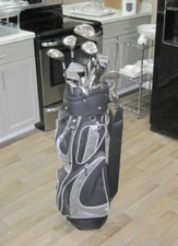 King Snake 16 pc RH graphite Golf Club Set w/MacTec main driver plus cart bag