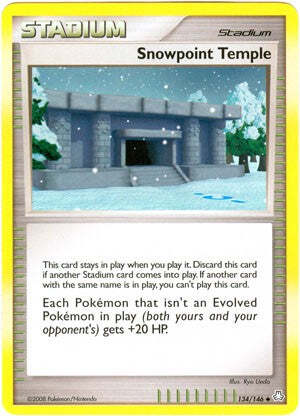 Pokemon Legends Awakened Uncommon Card - Snowpoint Temple 134/146 - Picture 1 of 1