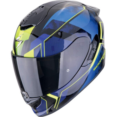SCORPION EXO-1400 Evo 2 II Air INTENSIO Schwarz Blau Integralhelm M 57/58