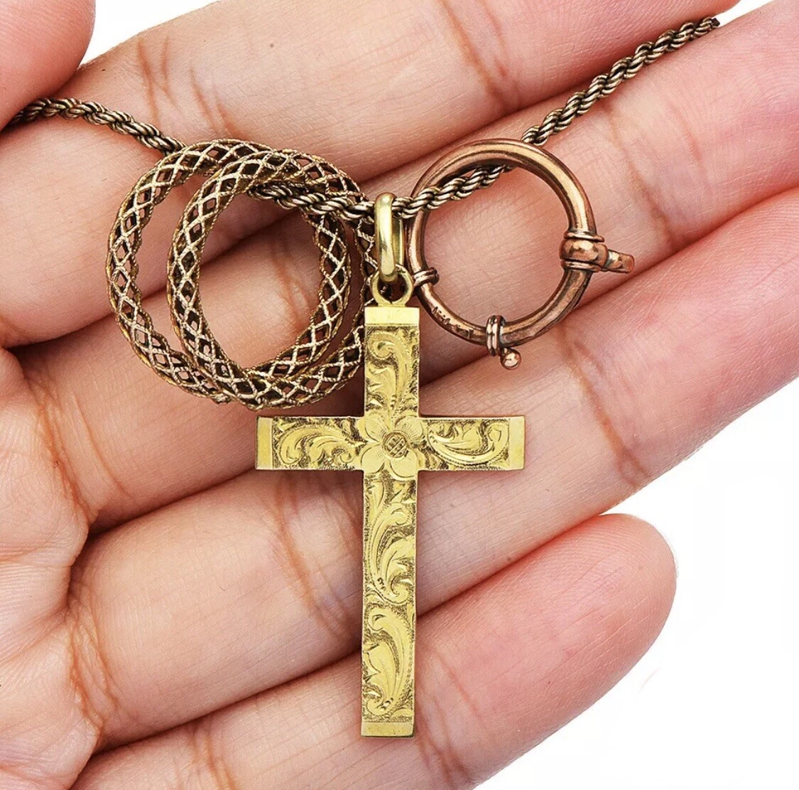 Trinity hotsell cross necklace
