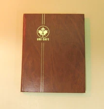 Stamp Stockbook UNI-SAFE 28W 16 Pages: Brasil, REPLICA Batum ,  160x210mm