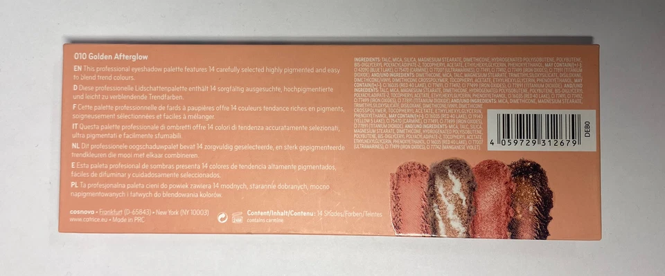 CATRICE PRO SLIM EYESHADOW PALETTE LIDSCHATTENPALETTE 010 Golden Afterglow - Bild 2 von 3