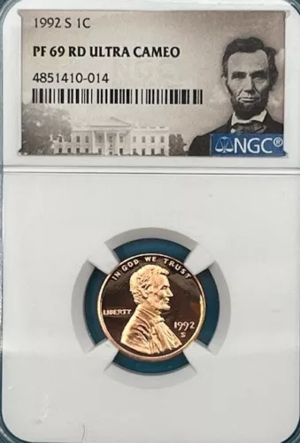 ‎1992-S Lincoln Memorial Penny 1C NGC PF 69 RD Ultra Cameo