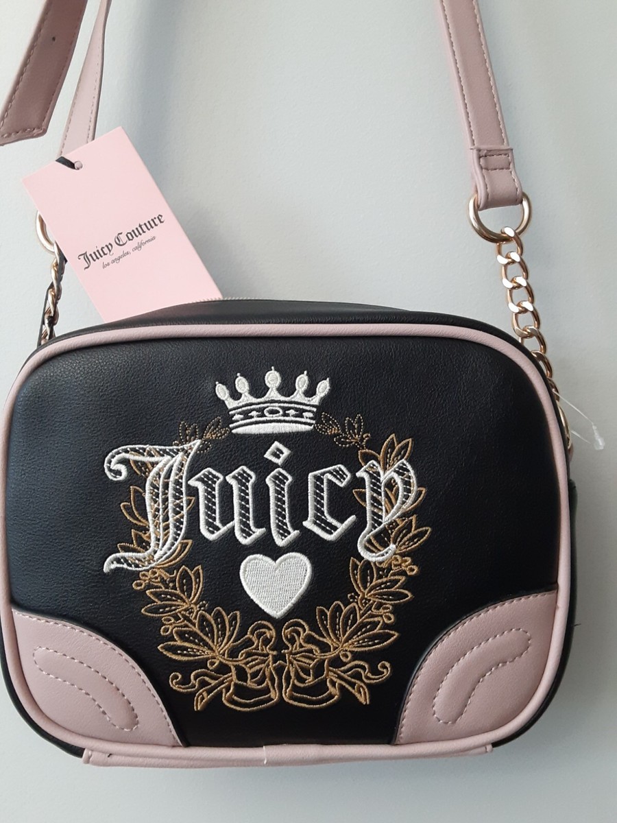 Genuine JUICY COUTURE Licorice Heritage crossbody BNWT Crown Y2K