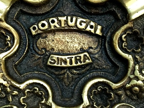 Vintage Portugal Sintra Metal Miniature Ashtray 3" D - Picture 3 of 7