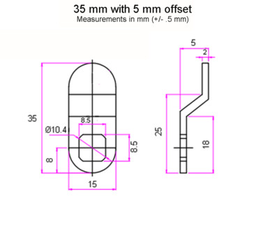 Towable RVs & Campers 2-Pack Admiral RV Compartment Door Cam Locks - 7/8 Inch Cam, NOT (Replacement Locks) Ch751 Key - Foto 7