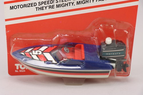 Vintage 1985 TOMY Mighty Motor Boats Motorized Speedboat 6524 MOC - Picture 4 of 5