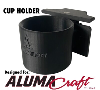 Cup Holder Track Mount For Alumacraft Alumatrac Tournament Fishing  Organizer