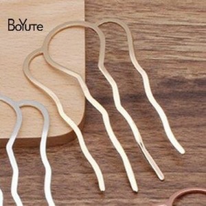 Authentic 10 Pcs Brass Metal Hair Comb Diy Handmade Hairclip Component Jewelry Accessories