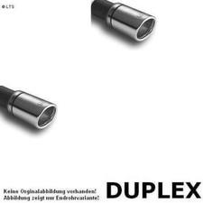 Ulter Duplex Sportauspuff 70mm Citroen C3 ab Bj 02 1.1