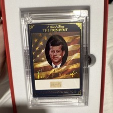 A Word From POTUS 2025 Edition Card John F. Kennedy Authentic Handwritten Wor